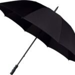 FALCONE® - GOLF UMBRELLA - MANUAL - WINDPROOF - Ø 130CM - BLACK