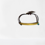 Βραχιόλι με Πλακέτα από Επιχρυσωμένο Ασήμι