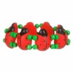 Παιδικό Ξύλινο Βραχιόλι με Πασχαλίτσες