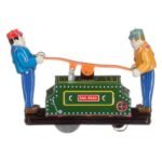 Κουρδιστοί Μεταλλικοί Άνδρες σε Σιδηρόδρομο