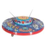 Μεταλλικός Κουρδιστός Ιπτάμενος Δίσκος "SAUCER Z-2000"