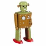 Μεταλλικό Κουρδιστό Ρομπότ Atomic Man