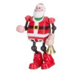 Κουρδιστός Μεταλλικός Άγιος Βασίλης με Κουδούνι