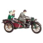 Μεταλλική Κουρδιστή Μηχανή με Πλαϊνό Κάθισμα