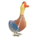 Κουρδιστή Μεταλλική Χήνα