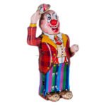 Κουρδιστός Μεταλλικός Κλόουν που Βγάζει το Καπέλο του