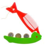 Πορτοφόλι - Χτένα Σχέδιο Ψάρι