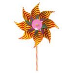 Ανεμόμυλος Πολύχρωμος με Κυματιστές Γραμμές