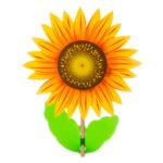 Ξύλινος Ανεμόμυλος Ηλιοτρόπιο