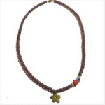 Κολιέ με Λουλούδι από Επιχρυσωμένο Ασήμι