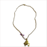 Κολιέ Βάτραχος από Επιχρυσωμένο Ασήμι