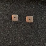 Ασημένια Καρφωτά Σκουλαρίκια Τετράγωνα