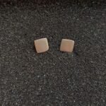 Ασημένια Καρφωτά Σκουλαρίκια Τετράγωνα