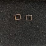 Ασημένια Καρφωτά Σκουλαρίκια Τετράγωνα20