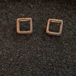 Ασημένια Καρφωτά Σκουλαρίκια Κύβοι