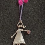 Ασημένιο Κολιέ με Γυναικεία Φιγούρα