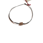 Βραχιόλι με Ασημένιο Τετράγωνο Στοιχείο