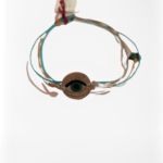 Βραχιόλι με Ασημένιο Μάτι
