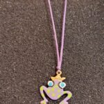 Κολιέ Βάτραχος από Επιχρυσωμένο Ασήμι και Σμάλτο