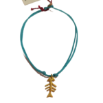 Βραχιόλι Ψαροκόκκαλο από Επιχρυσωμένο Ασήμι