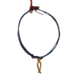 Βραχιόλι με Ψαράκι από Επιχρυσωμένο Ασήμι