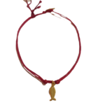 Βραχιόλι Ψαράκι από Επιχρυσωμένο Ασήμι