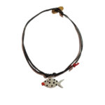 Ασημένιο Βραχιόλι με Ψαράκι από Σμάλτο